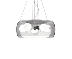 Pakabinamas šviestuvas Ideal Lux Suspended lamp with 5 lights AUDI-10, E27, coffee color
