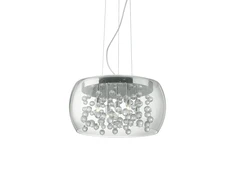 Pakabinamas šviestuvas Ideal Lux Suspended lamp with 5 lights AUDI-80, G9, transparent