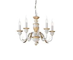 Pakabinamas šviestuvas Ideal Lux Suspended lamp with 5 lights FIRENZE, E14, pilka