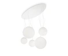 Pakabinamas šviestuvas Ideal Lux Suspended lamp with 5 lights MAPA, E27, amber color
