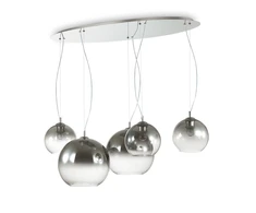 Pakabinamas šviestuvas Ideal Lux Suspended lamp with 5 lights NEMO PLUS, E27, baltas
