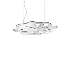 Ideal Lux Suspended lamp with 5 lights TORONTO, GX53, chrome