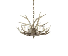 Pakabinamas šviestuvas Ideal Lux Suspended lamp with 6 lights CHALET, E14, sand color