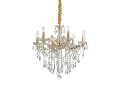 Pakabinamas šviestuvas Ideal Lux Suspended lamp with 6 lights FLORIAN, E14, juodas