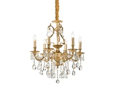 Pakabinamas šviestuvas Ideal Lux Suspended lamp with 6 lights GIOCONDA, E14, auksinis color