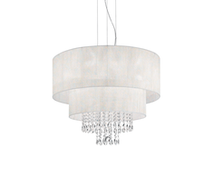 Pakabinamas šviestuvas Ideal Lux Suspended lamp with 6 lights OPERA, E27, baltas