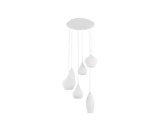 Pakabinamas šviestuvas Ideal Lux Suspended lamp with 6 lights SOFT, E14, aliuminio