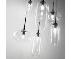 Pakabinamas šviestuvas Ideal Lux Suspended lamp with 6 lights YOGA, G9, juodas