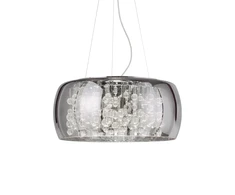 Pakabinamas šviestuvas Ideal Lux Suspended lamp with 8 lights AUDI-80, G9, pilka