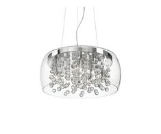 Pakabinamas šviestuvas Ideal Lux Suspended lamp with 8 lights AUDI-80, G9, transparent