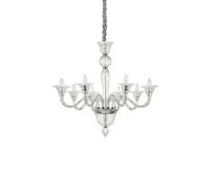 Pakabinamas šviestuvas Ideal Lux Suspended lamp with 8 lights BRIGITTA, E14, juodas