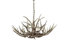 Pakabinamas šviestuvas Ideal Lux Suspended lamp with 8 lights CHALET, E14, baltas