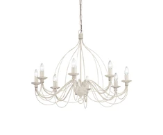 Pakabinamas šviestuvas Ideal Lux Suspended lamp with 8 lights CORTE, E14, sidabrinis color