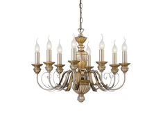 Pakabinamas šviestuvas Ideal Lux Suspended lamp with 8 lights FIRENZE, E14, pilka