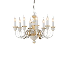 Pakabinamas šviestuvas Ideal Lux Suspended lamp with 8 lights FIRENZE, E14, baltas