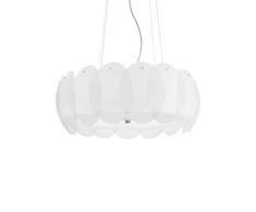 Pakabinamas šviestuvas Ideal Lux Suspended lamp with 8 lights OVALINO, E27, antracite