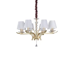 Pakabinamas šviestuvas Ideal Lux Suspended lamp with 8 lights PEGASO, E14, amber color