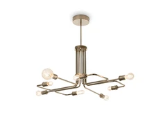 Pakabinamas šviestuvas Ideal Lux Suspended lamp with 8 lights TRIUMPH, E27, copper