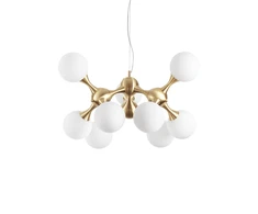 Pakabinamas šviestuvas Ideal Lux Suspended lamp with 9 lights NODI, E14, juodas