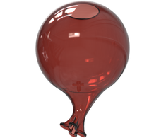 Šviestuvo gaubtas CLOWN, raudonas, D150mm, 352657