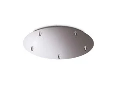 Pakabinamas šviestuvas Ideal Lux Tvirtinimo Elementas Rosone Standard 5 Luci Cromo