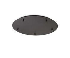 Pakabinamas šviestuvas Ideal Lux Tvirtinimo Elementas Rosone Standard 5 Luci Nero