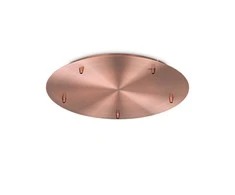 Pakabinamas šviestuvas Ideal Lux Aksesuaras Rosone Standard 5 Luci Rame Brunito
