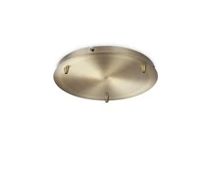 Pakabinamas šviestuvas Ideal Lux Aksesuaras Rosone Standard 3 Luci Ottone Brunito