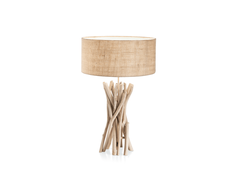 Ideal Lux Table lamp with 1 light DRIFTWOOD, E27, transparent