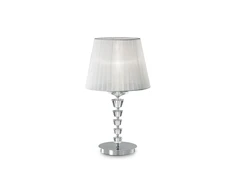 Ideal Lux Table lamp with 1 light PEGASO, E27, baltas