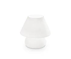 Ideal Lux Table lamp with 1 light PRATO, E27, baltas