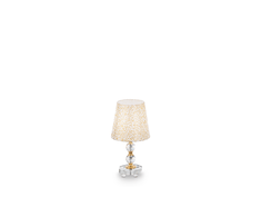 Ideal Lux Table lamp with 1 light QUEEN, E27, auksinis color