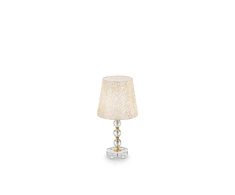 Ideal Lux Table lamp with 1 light QUEEN, E27, auksinis color