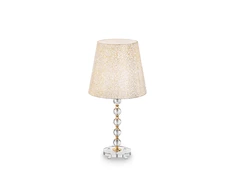 Ideal Lux Table lamp with 1 light QUEEN, E27, auksinis color