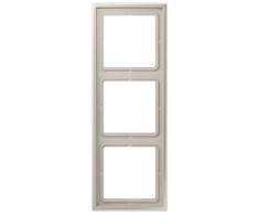 Trijų vietų rėmelis LS ZERO serijos lizdams, nerūdijančio plieno sp.