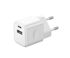 USB adapteris į kištukinį lizdą, baltas