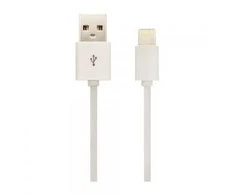 USB laidas MFI IPHONE, 1,5m, baltas.