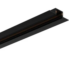 Bikuva.lt Užglaistomas magnetinės sistemos VIOKEF SLIM MAGNETIC bėgelis, juodas, 48V, 2m, su dangteliu ir užbaigimais, 02/0502-2