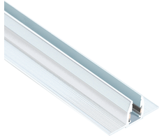 Užglaistomas magnetinės sistemos ZAMBELIS MAGNETIC 5MM bėgelis, matinės baltos sp., 48V, 2m, 2505-W