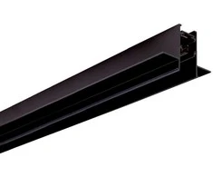 Bikuva.lt Užglaistomas magnetinis bėgelis VIOKEF MAGNETIC, juodas, 48V, 3m, su dangteliu ir užbaigimais, 02/0202-3