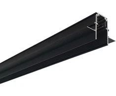 Bikuva.lt Užglaistomas magnetinis bėgelis VIOKEF MAGNETIC, juodas, 48V, 3m, su dangteliu ir užbaigimais, 02/0202-3