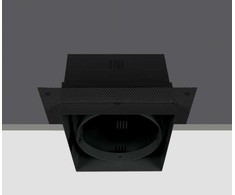 Užglaistomas MULTI sistemos modulio korpusas, juodas, 51100TR/B