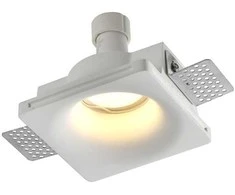 Užglaistomas šviestuvas LUXSONN, GU10, baltas, 100x100x42mm