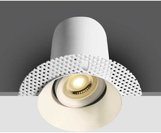 Užglaistomas šviestuvas, GU10, baltas, 11105F/W