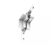Užglaistomo magnetinės sistemos ZAMBELIS MAGNETIC 3MM bėgelio kampinis sujungimas, baltas, TRIAC/DALI, 25134 -W