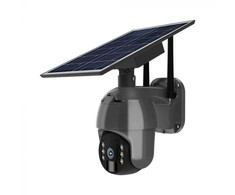 V-tac Valdoma HD 2MP WiFi apsaugos kamera, juoda, su judesio davikliu ir saulės baterija