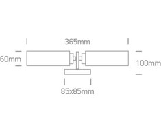 Sieninis šviestuvas Veidrodžio šviestuvas, E14, chromo sp., 60106A/C
