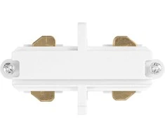 Vienfazio bėgelio tiesus sujungimas TRACKLIGHT, baltas