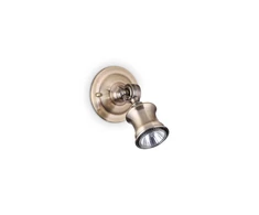 Sieninis šviestuvas Ideal Lux Wall lamp with 1 light BARBER, GU10, rust color