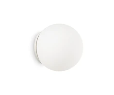 Sieninis šviestuvas Ideal Lux Wall lamp with 1 light MAPA, E27, baltas